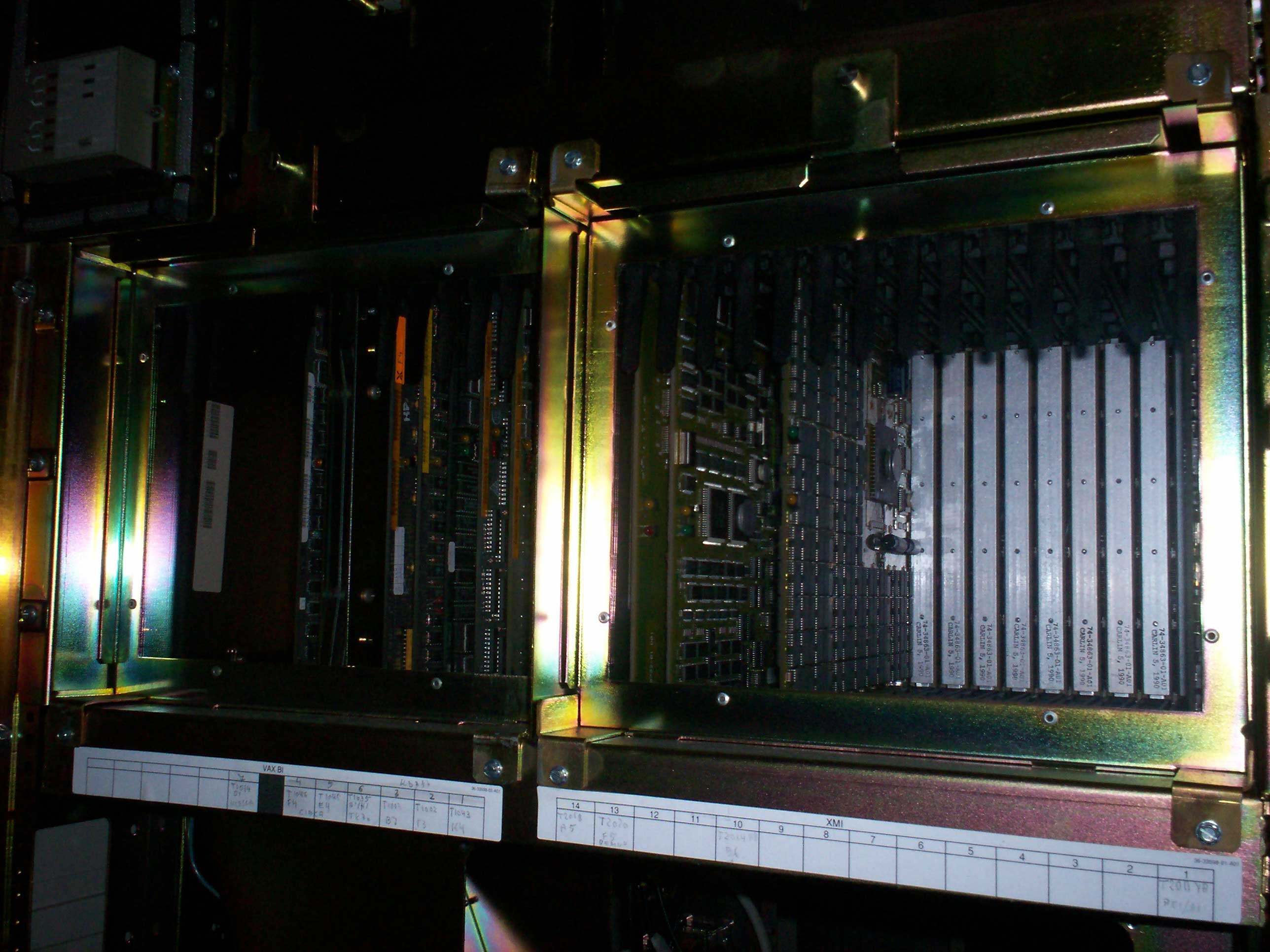 VAX 6000 card cages